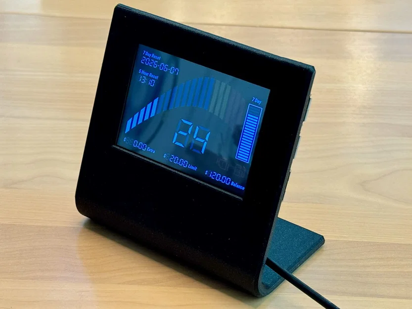 Giá đỡ để bàn cho màn hình Adafruit PiTFT Plus 3.5 - Image 1