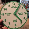 Mô hình đồng hồ analog giáo dục (Analog Teaching Clock) - Thumbnail 1