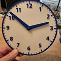 Mô hình đồng hồ analog giáo dục (Analog Teaching Clock) - Thumbnail 3
