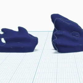 Móc khóa hình đầu và đuôi rồng 3D siêu ngầu (Keychain Head & Tale)