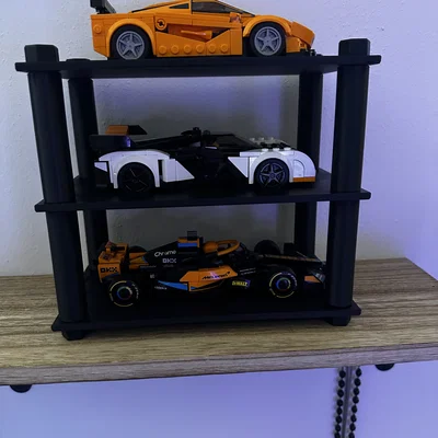 Kệ trưng bày xếp chồng Lego Speed Champions tiện dụng