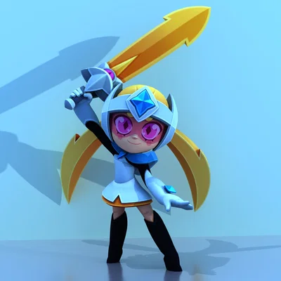 Mô hình 3D Starr Nova từ Brawl Stars cực chất cho fan game