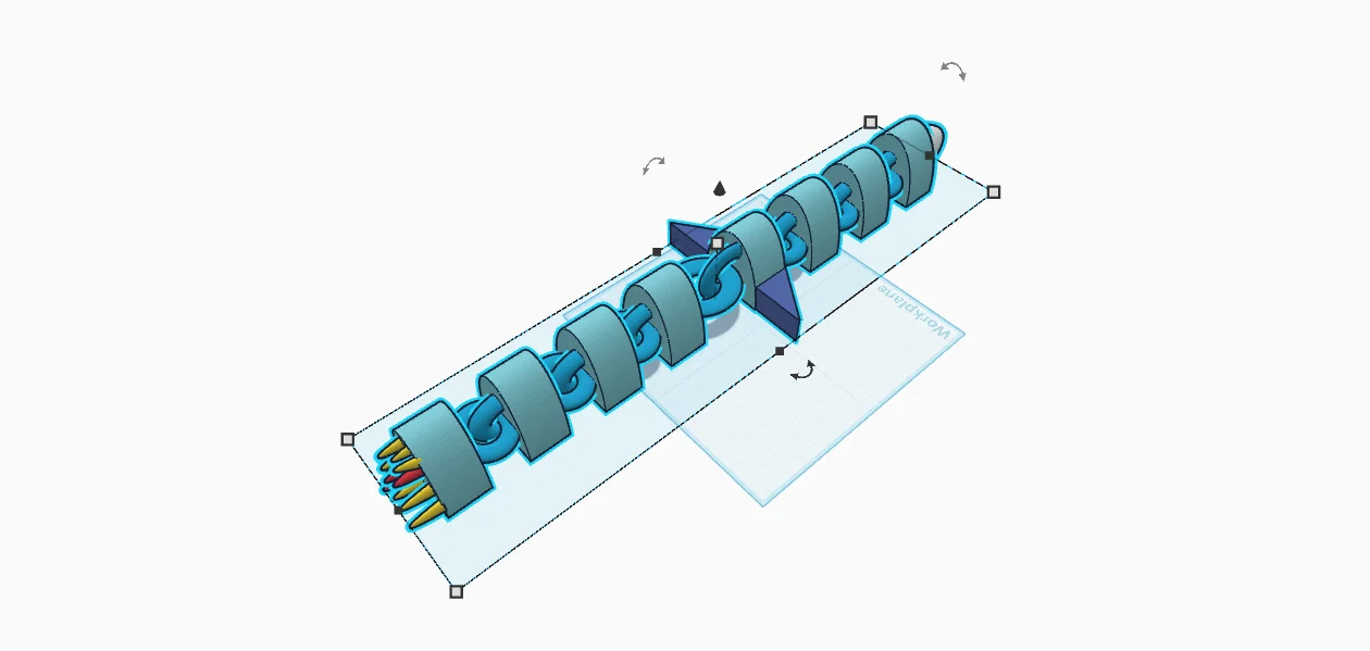 Mô hình tàu vũ trụ ROKET SHIP FLEXY linh hoạt in 3D độc đáo - Image 1