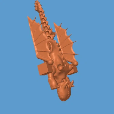 Mô hình rồng Toothless 3D cử động linh hoạt (Articulated Toothless Dragon)