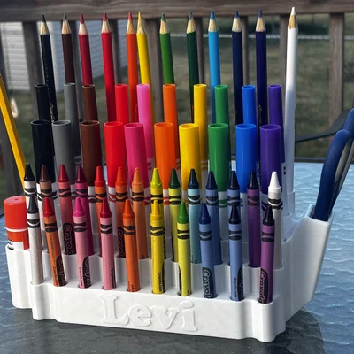 Khay đựng dụng cụ vẽ 3D cho bé (Kids Art Supply Holder)