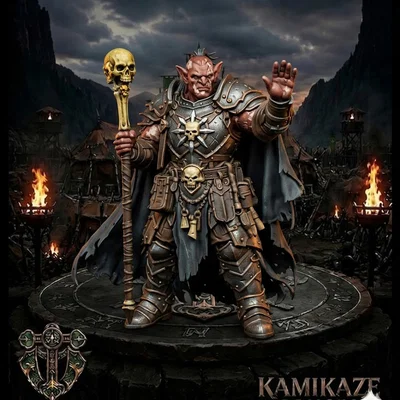 Hobgoblin Cleric - Mô hình nhân vật cho game