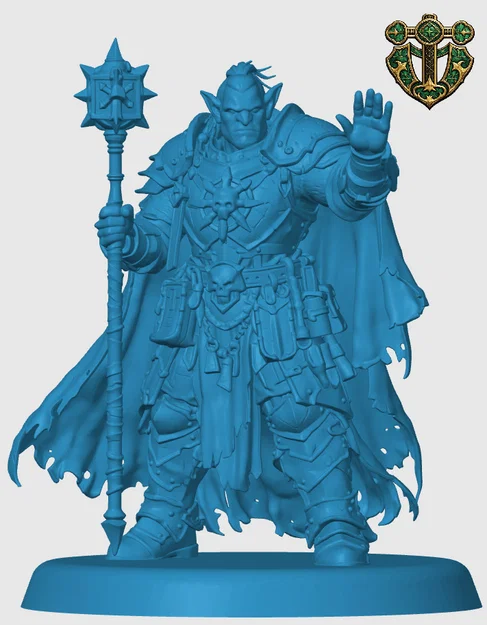 Hobgoblin Cleric - Mô hình nhân vật cho game - Image 3