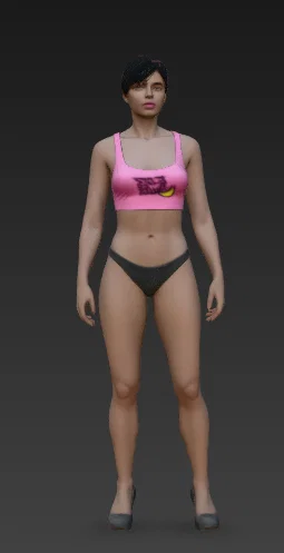 Mô hình nhân vật nữ trong GTA 5 - Đồ chơi in 3D cho game thủ - Image 1