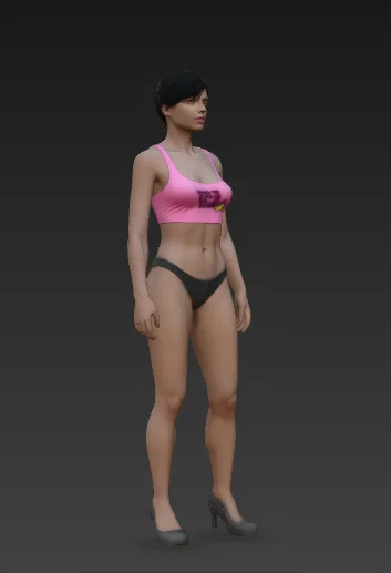 Mô hình nhân vật nữ trong GTA 5 - Đồ chơi in 3D cho game thủ - Image 2