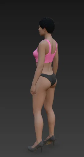Mô hình nhân vật nữ trong GTA 5 - Đồ chơi in 3D cho game thủ - Image 3