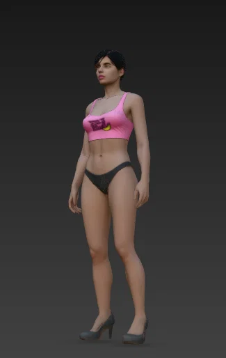 Mô hình nhân vật nữ trong GTA 5 - Đồ chơi in 3D cho game thủ - Image 4