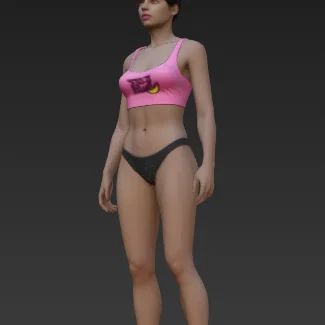 Mô hình nhân vật nữ trong GTA 5 - Đồ chơi in 3D cho game thủ