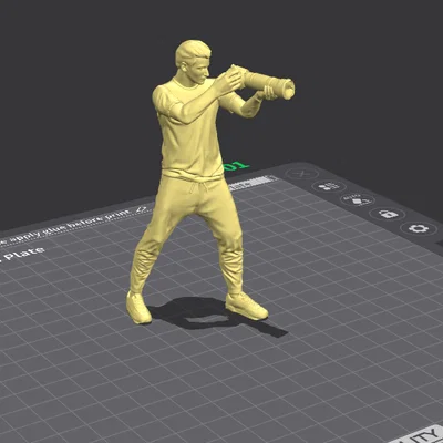 Mô hình 3D nhiếp ảnh gia NPC từ GTA 5