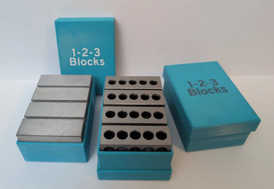 Hộp đựng khối căn chuẩn 1-2-3 Blocks (1x2x3 inch hoặc 25-50-75 mm) - Image 1