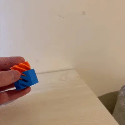 Mô hình đồ chơi giải tỏa căng thẳng Spiral Hexagon in 3D độc đáo