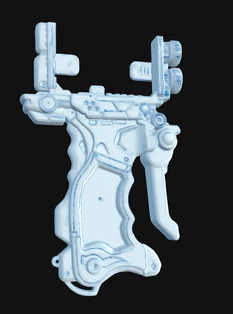 Tay cầm phóng đồ chơi cải tiến EZ Power Grip Launcher 3D - Image 5