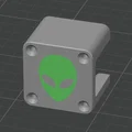 ALIEN REMIX - Nắp che động cơ trục X Ender 3 (Pro) kèm ngàm endstop offset 3mm - Thumbnail 2