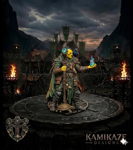 Mô hình Hobgoblin Druid cho game nhập vai - Image 1
