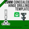 Khuôn mẫu khoan lỗ bản lề ẩn 26mm - Thumbnail 1