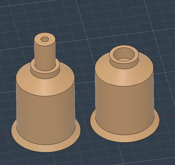 Bộ con lăn đỡ cuộn nhựa in 3D Filament Spool Roller M3x40 tự in - Image 1