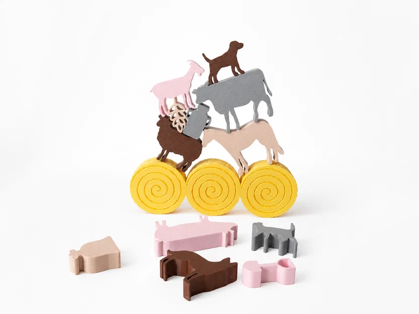 Farm Animal Stack - Trò chơi xếp hình thú nông trại rèn luyện kỹ năng - Image 2