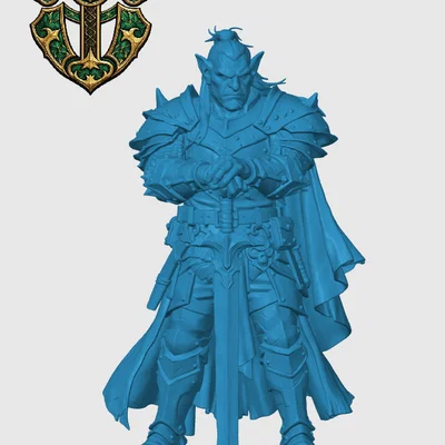 Mô hình Hobgoblin Fighter cho game nhập vai