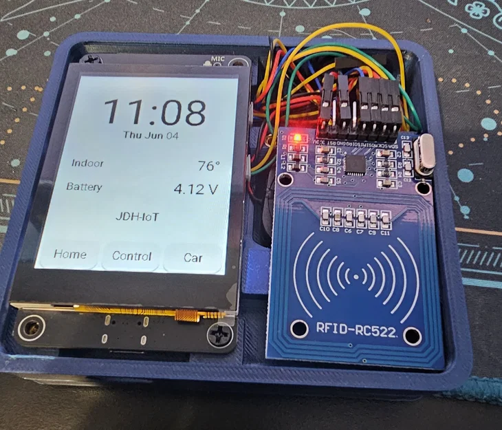 Vỏ hộp in 3D cho màn hình cảm ứng ESP32-S3 2.8" tích hợp RFID - Image 2