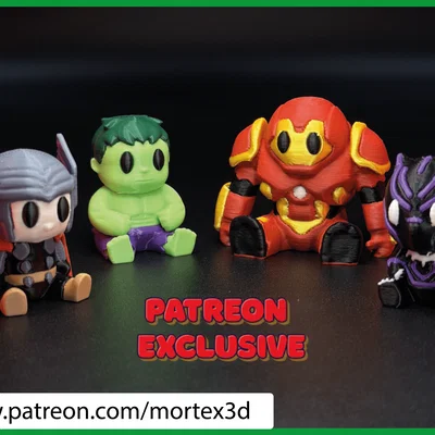 Mô hình Iron Man Mini Chibi - Thiết kế in 3D độc đáo