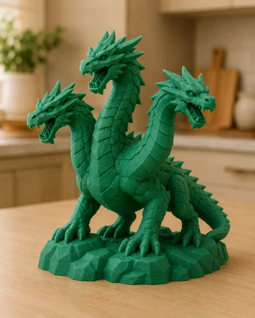 Mô hình rồng Hydra ba đầu (Three-Headed Hydra Dragon) - Image 1