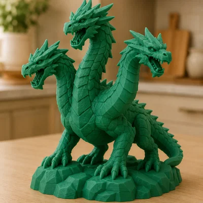 Mô hình rồng Hydra ba đầu (Three-Headed Hydra Dragon)