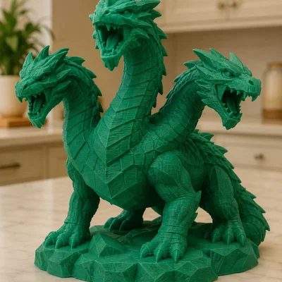 Mô hình Quái vật Hydra ba đầu