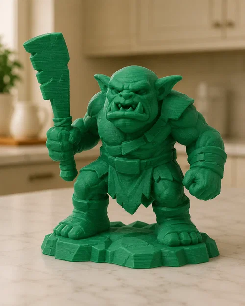 Goblin Brute with Cleaver - Mô hình yêu tinh lực lưỡng với dao phay - Image 1