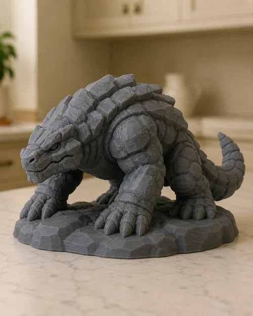 Mô hình thằn lằn đá Rockback Lizard Beast - Image 1
