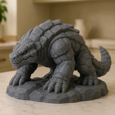 Mô hình thằn lằn đá Rockback Lizard Beast