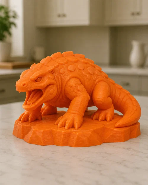 Mô hình Quái thú Kỳ giông Bọc giáp (Armored Salamander Lizard Beast) - Image 1