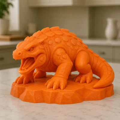 Mô hình Quái thú Kỳ giông Bọc giáp (Armored Salamander Lizard Beast)