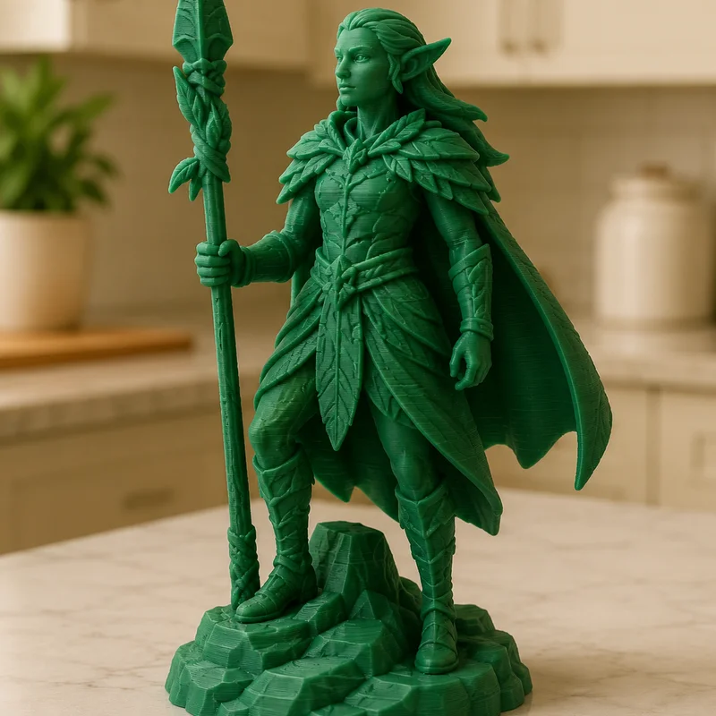 Anh Hùng Pháp Sư Tiên Tộc Cầm Thương (Elven Spear Mage Hero)