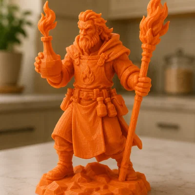 Fire Cleric with Twin Torches (Tu sĩ hệ lửa cầm đuốc kép)