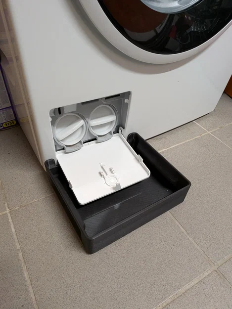Khay hứng nước bộ lọc xơ vải cho máy giặt Miele - Image 1