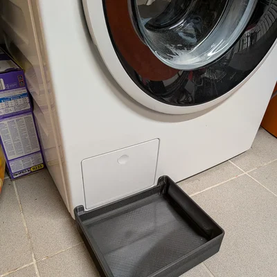 Khay hứng nước bộ lọc xơ vải cho máy giặt Miele