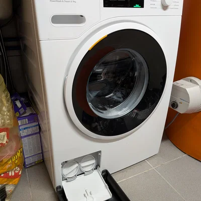 Khay hứng nước bộ lọc xơ vải cho máy giặt Miele
