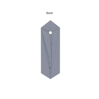 Móc Treo Tường Prism — Móc Đa Diện Cao Cấp Cho Áo Khoác, Khăn, Chìa Khóa (Bắt Vít, Không Support)