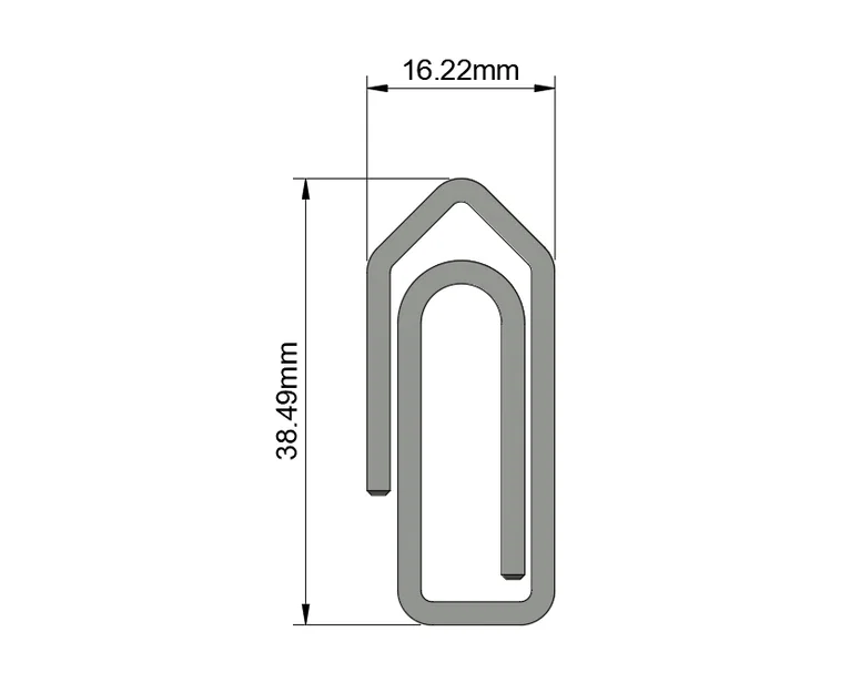 Kẹp Giấy 3D Chắc Chắn, Thiết Kế Đẹp Mắt (Paper Clip) - Image 2