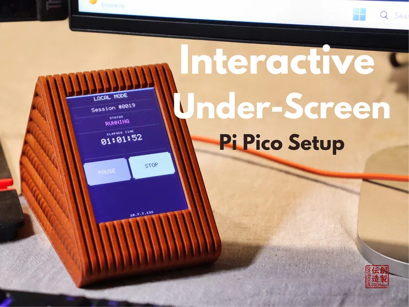 Interactive UnderScreen Pi Pico: Thiết bị để bàn thông minh không cần ốc vít - Image 1