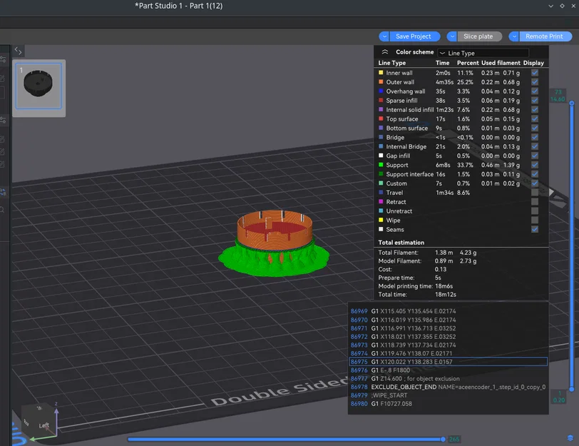 Bánh xe encoder cho Anycubic ACE pro - Image 2