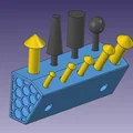 Giá treo tường cho mũi khoan vát (Chamfer bit) - Thumbnail 2