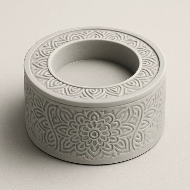 File STL Đèn nến Mandala - Decor phong cách Boho tinh tế - Image 2