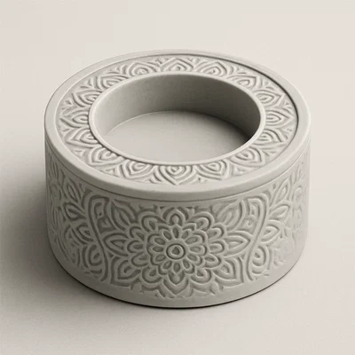 File STL Đèn nến Mandala - Decor phong cách Boho tinh tế