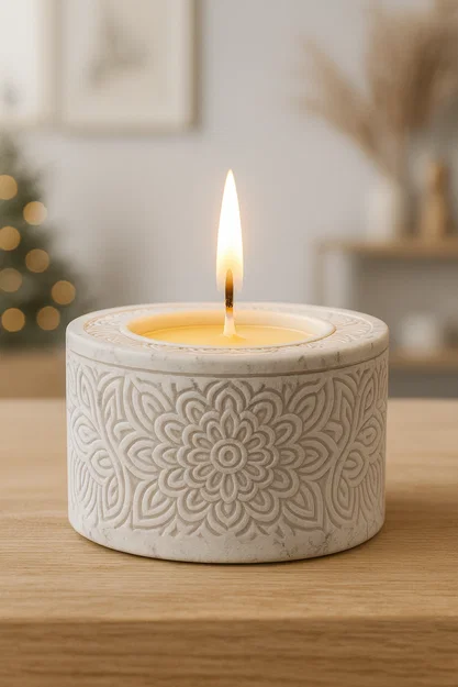 File STL Đèn nến Mandala - Decor phong cách Boho tinh tế - Image 6