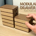 Hệ thống Ngăn kéo Module | Khóa nhấn Push-Push - Thumbnail 2
